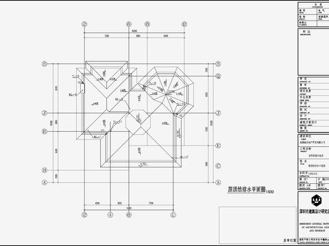  別墅給排水CAD施工圖 