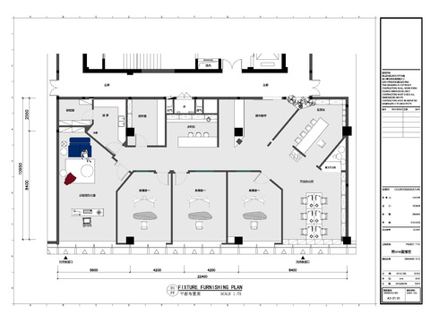  美one网红MCN直播室cad平面图 