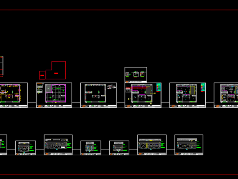  家居全屋定制CAD施工图 