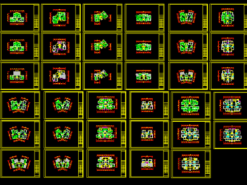  户型大全CAD图库 