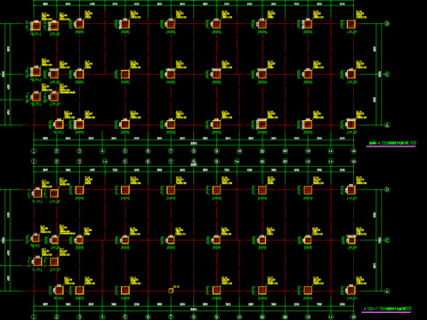  龙集商业街1号楼CAD施工图 