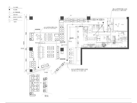  餐饮消防CAD施工图 