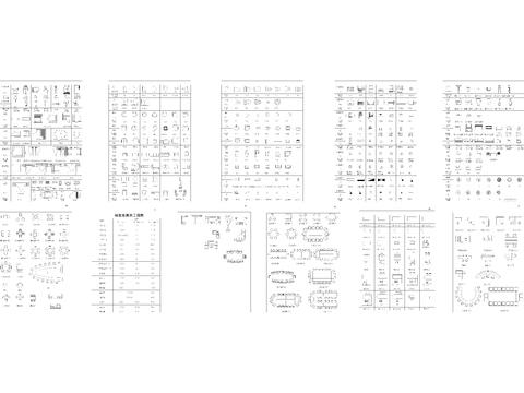  饰品鞋包cad图库 