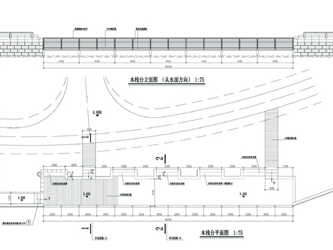  木栈台节点大样 