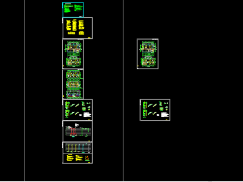  普力优创综合楼终施工图给排水CAD施工图 