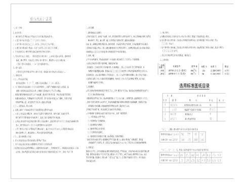  给排水设计说明cad图库 