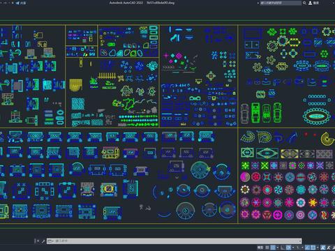  室内装饰cad图库 