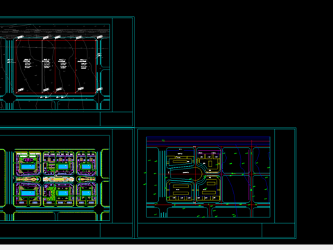  汽车城规划总平面 