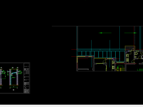  玻璃顶节点大样 