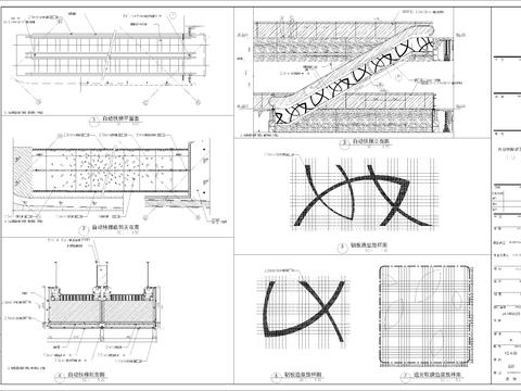  自动扶梯cad节点大样图 