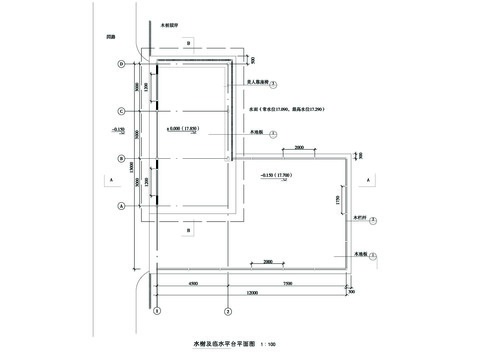  水榭详图CAD施工图 