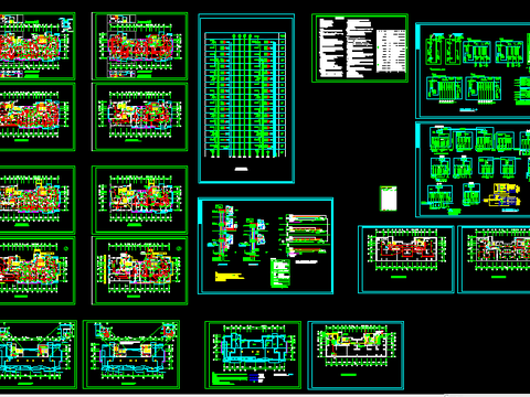  高层住宅楼电气CAD施工图 