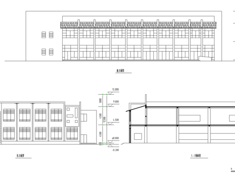  食堂建筑CAD施工圖 