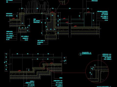  池沿驳坎节点大样 