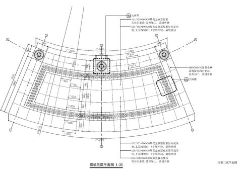  景觀防腐木廊架 單臂廊架cad施工圖 