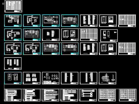  通用桥式起重机全变频电气控制cad施工图 