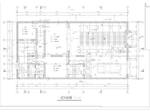  四合院建筑CAD施工圖 