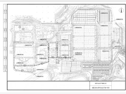  污水处理厂cad施工图 