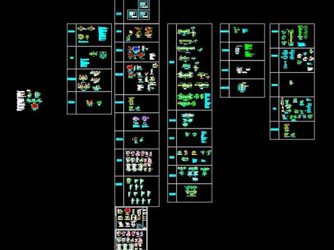  加固大样节点cad图库 