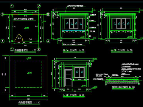  医院景观规划cad施工图 