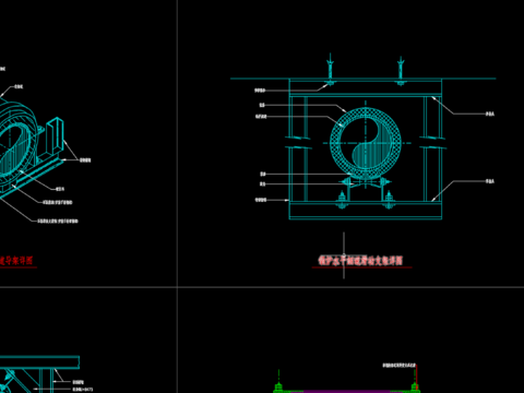  暖通常用详细大样图CAD施工图 