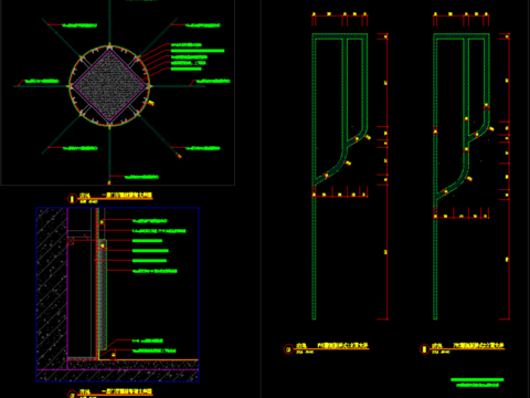  圆柱施工节点大样图 