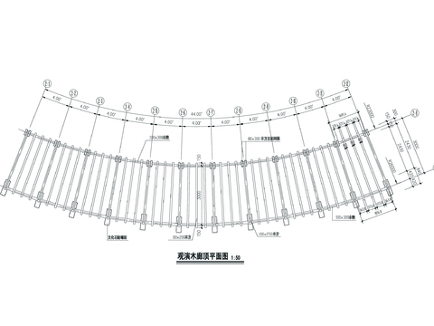  观演木廊节点大样 