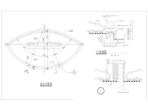  花坛cad大样图 
