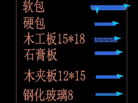  高效率的节点动态块模块设计cad施工图 