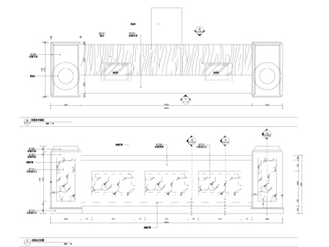  前厅总服务台cad详图 