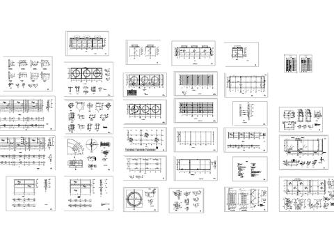  凉水塔CAD节点大样 