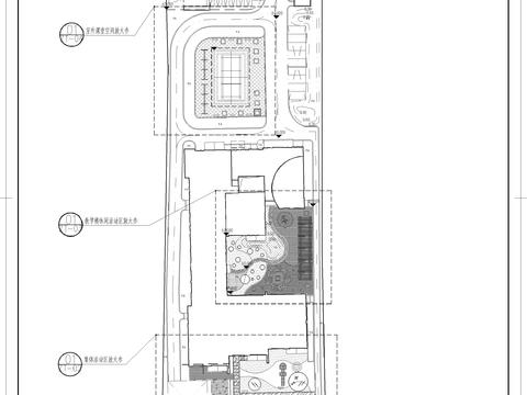  幼儿园室外景观cad施工图 