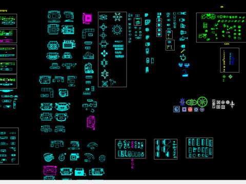  常用室内cad图库 