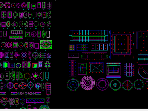  家居室内设计CAD图库 