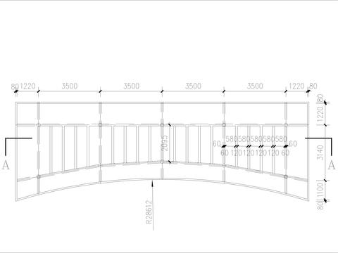  裙房屋顶花架节点大样 