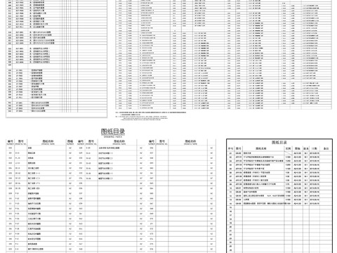  家装施工表说明目录图例说明cad平面图 