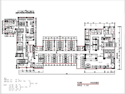  奢华足浴城室内装修CAD施工图 