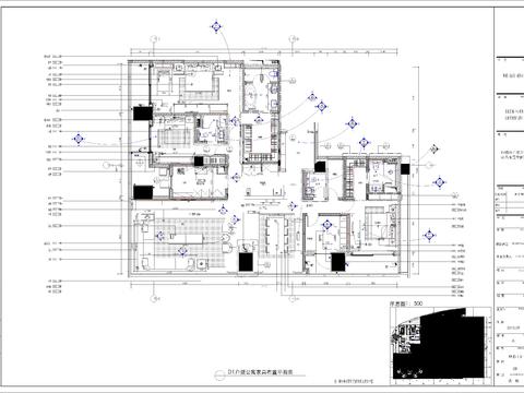  深圳華潤公寓現(xiàn)代簡約樣板間CAD施工圖 