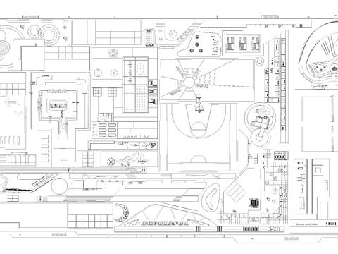  儿童户外乐园CAD施工图 