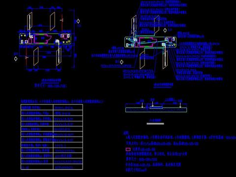  停车诱导及反向视频寻车系统cad节点图 