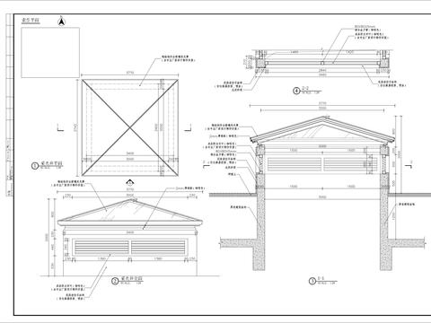  采光井细部节点大样 