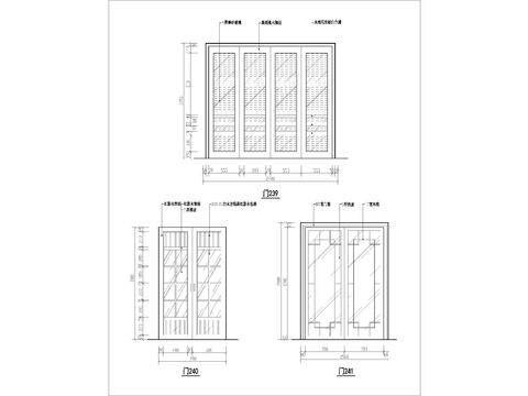  最全的各類裝飾門集cad 