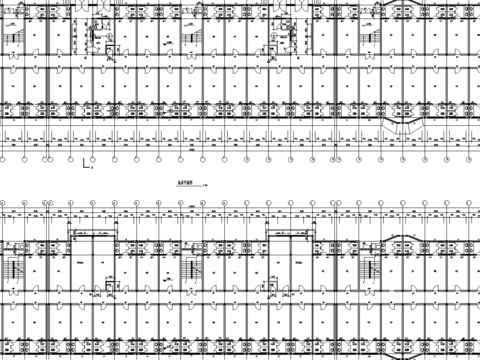  学生公寓建筑cad施工图 