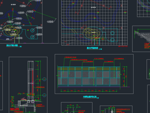  高尔夫球场CAD大样图 