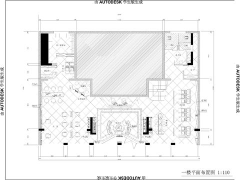  美容院美發(fā)SPA會所理發(fā)店美發(fā)店cad施工圖 