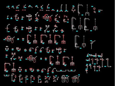  卫浴家具cad图库 
