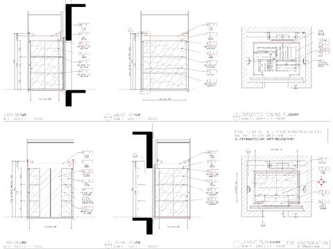  电梯轿厢设计cad施工图 