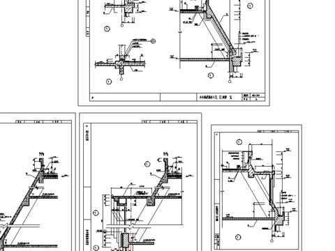  办公楼墙身CAD大样图 