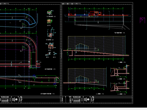  坡道CAD施工图 