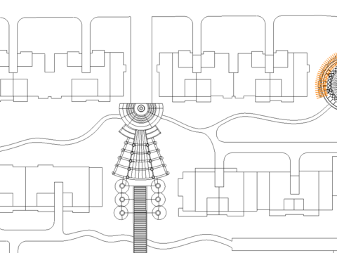  小楼盘cad施工图 